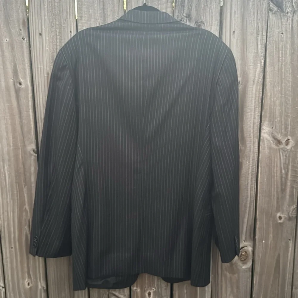 Armani Collezioni pin stripe suit jacket, size 42R